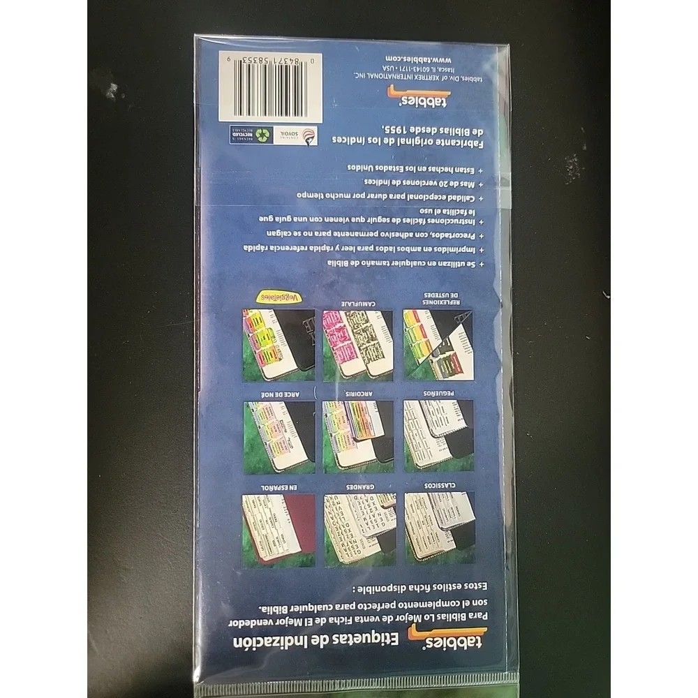 Gold Edged Bible Index Tabs In Spanish 80 Tabs For Old New Testament New!